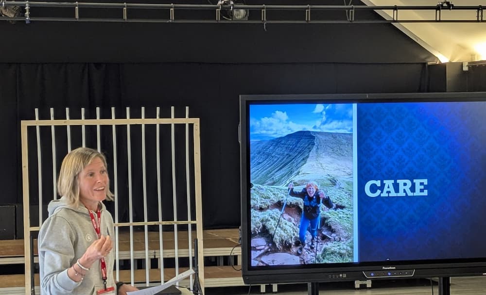 Sarah Page Inspires Students